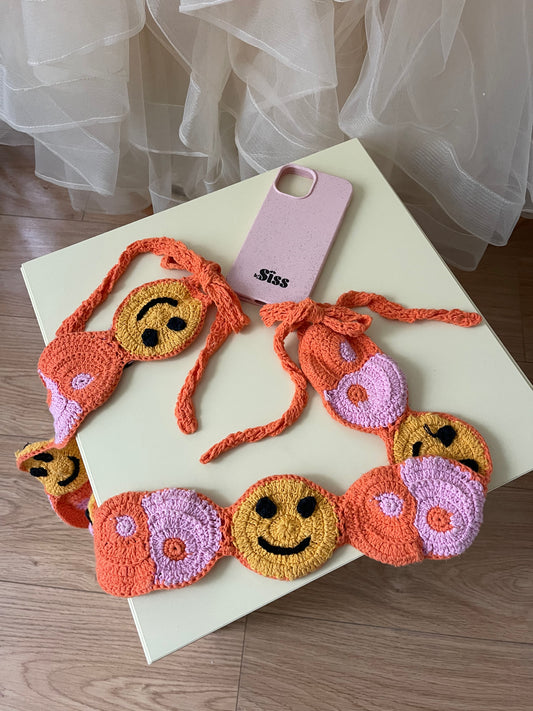 Smile - colored crochet